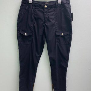 Black Jaanuu Cargo Scrub Pants
